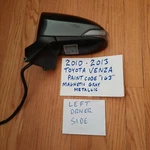 2010-11-12-2013 Toyota Venza Driver Side View Power Door Mirror Gray Oem H382002. Fixed Price $143.98.
