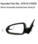 2016-2020 Hyundai Elantra Oem Mirror 87610F3050 Lh. Fixed Price $120.00.