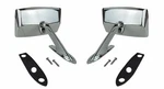 New 1967 - 1968 Mustang Standard Chrome Outside Mirror Right & Left, W/ Convex. Fixed Price $99.90.