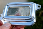 Oem 1954 1955 Buick Guide Right Hand License Plate Light Lens Bezel. Fixed Price $45.00.
