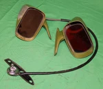 1971-72 Ford Pinto Sport Racing Door Mirrors D12B-17743 & 17713 Rear View Remote. Fixed Price $150.00.