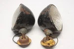 Pair Of Vintage Car Truck Tractor Custom Accessory Lights Lamps Rat Rod Parts 6". Fixed Price $72.95.