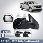 Side Mirror 2022-2024 Ford Maverick W/spotter Textured Right Passenger 3 Pin. Fixed Price $92.99.