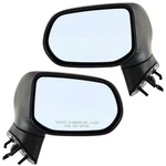 Power Mirror Set Of For 2006-2011 Honda Civic Textured Black Manual Folding. Fixed Price $67.33.