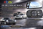 06-08 Cadilac Buick Oem Right Side Auto Dim Mirror Glass 25810853 S1. Fixed Price $99.99.