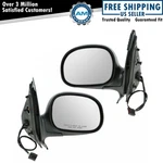 Power Side View Mirrors Black & Chrome Pair Set For 98-02 Expedition Navigator. Fixed Price $94.57.