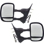 Side View Mirrors Power Dual Arm Towing Lh & Rh Pair Set 09-16 Ford Van. Fixed Price $193.03.