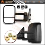 For 99-07 Chevy Silverado Gmc Sierra Manual Black Towing Mirror Pair Non-signal. Fixed Price $72.75.