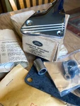 Nos 1956 Ford Left Hand Spotlight Bracket Unity # 84L B6A 18155-A. Fixed Price $200.00.