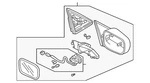 Genuine Honda Mirror L Door Interior Trim New Oem 76250-S82-K21ZG. Fixed Price $239.71.