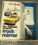 Low Mount Compact Truck Mirror, White Enamel, 5 X 8 1/2", New, Yankee 1B110. Fixed Price $59.99.
