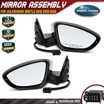 Pair Power Mirror W/ Heated Signal Light Chrome For Volkswagen Beetle 2012-2019. Fixed Price $238.69.