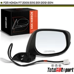 Black Powered Mirror For Honda Fit 2009-2014 Right Passenger Side 76208-TK6-305. Fixed Price $53.99.