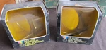 Nos 1970'S Cal Custom Deluxe Replacement Chrome Side View Mirror Pair Nib. Fixed Price $249.99.