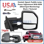 2017-2022 Ford F-250 F-350 Passenger Side Door View Mirror Heated W/bsm. Fixed Price $192.28.