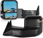 Pair Power Heated Tow Mirrors Bsm For 2022-2025 Toyota Tundra Amber Signal Light. Fixed Price $369.57.