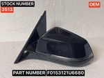 2012-2015 Bmw Series F10 Oem Driver Side Door View Mirror F0153121U6680. Fixed Price $250.00.