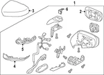 Genuine Subaru Mirror Cover 91059FN00A. Fixed Price $30.63.