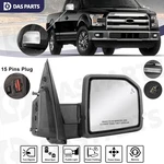 Right Mirror Chrome Blind Spot Power Fold Glass 2015-2017 Ford F-150 F150. Fixed Price $149.95.