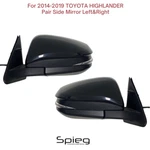 Pair Door Side Mirror For 2014-2019 Toyota Highlander Power Heated Turn Signal. Fixed Price $166.83.