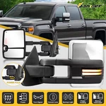 Sanooer Switchback Power Fold Chrome Tow Mirrors For 2014-2019 Silverado Sierra. Fixed Price $309.99.