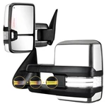 Sanooer Chrome Switchback Towing Mirrors Compatible With 2003-2007 Chevy Silv.... Fixed Price $312.00.