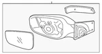 Genuine Hyundai 2011-2013 Elantra Coupe Mirror Assy 87610-3X140. Fixed Price $325.79.