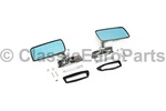 Chrome Door Flag Mirror Set L+r For Bmw E3 E6 E9 E10 1602 2002 Tii E12 E21 Early. Fixed Price $449.99.