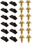 Fits 1960 Thru 1970 Ford Fender Bolt Kit With Nuts 24PCS. Fixed Price $29.99.