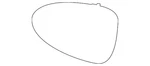 Genuine Porsche Mirror Glass 95B-857-521-N. Fixed Price $250.15.