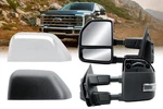 Driver Left Side Door Towing Mirror 21-26 Ford F-150 250 350 450 550. Fixed Price $235.99.
