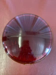 Vintage Kd Lamp Red Light Glass Lens Ls 384 Auto Truck Accessory 6 7/8". Fixed Price $34.99.
