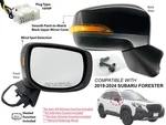 Mirror Fits Subaru Forester 2019-2024 Signal Blind Spot Monitor Passenger Side. Fixed Price $135.99.