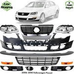 Front Bumper Cover & Headlight Assembly Kit For 2006-2010 Volkswagen Passat. Fixed Price $774.37.