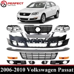 New Front Bumper Cover & Headlight Assembly Kit For 2006-2010 Volkswagen Passat. Fixed Price $760.00.