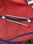 Nos 1955-58 Ford Series Truck Outside Mirror Braces 2C-18337-A. Fixed Price $95.00.