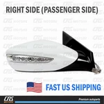 2011-2015 Hyundai Sonata Hybrid Passenger Mirror Oem PART#7620-4R030 White. Fixed Price $78.81.