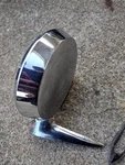 1963-65 Oldsmobile Cutlass 442 Standard Chrome Mirror Rh. Fixed Price $97.98.