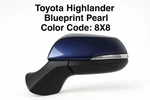 New Blueprint Mirror Fits 2020-24 Toyota Highlander Driver Platinum Camera. Fixed Price $495.17.