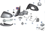 New Bmw X1 F48 Left Side Mirror 51167459773 Genuine. Fixed Price $281.33.