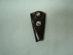 Mocha Brown New Stock Leather Key Holder Chain Fob Pouch Expresso Gm. Fixed Price $25.00.