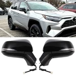 Pair Black Power Heated Mirror W/ Turn Signal Bsm For Toyota RAV4 2019-2025. Fixed Price $110.99.