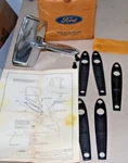1967-73 Mustang Shelby 68-76 Torino Montego 73-79 Cougar Nos Manual Door Mirror. Fixed Price $100.00.