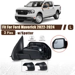 Side Mirror 2022-2024 Ford Maverick W/ Spotter Textured Left Driver 3 Pins. Fixed Price $89.99.