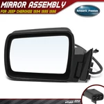 Driver Side Power Glass Adjust Black Mirror Assembly For Jeep Cherokee 1994-1996. Fixed Price $72.09.