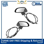 New Manual Remote Mirror Left/right Side Pair For 86- 90 Caprice Pontiac Safari. Fixed Price $135.06.
