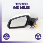 14-16 Bmw F10 535I Left Driver Side Rear View Door Mirror W/camera White Oem 96K. Fixed Price $498.00.