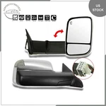 Chrome Power Heated Puddle Signal Tow For 09-15 Dodge Ram Side View Mirrors Pair. Fixed Price $132.08.