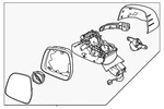 Genuine Kia Mirror Assembly 87620-R0600. Fixed Price $345.55.