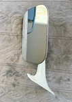 Oem 1971-77 Dodge Van Truck White Exterior Side View Mirror & Bracket 2956968 Rh. Fixed Price $100.00.
